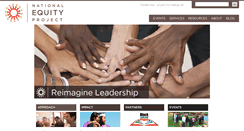 Desktop Screenshot of nationalequityproject.org